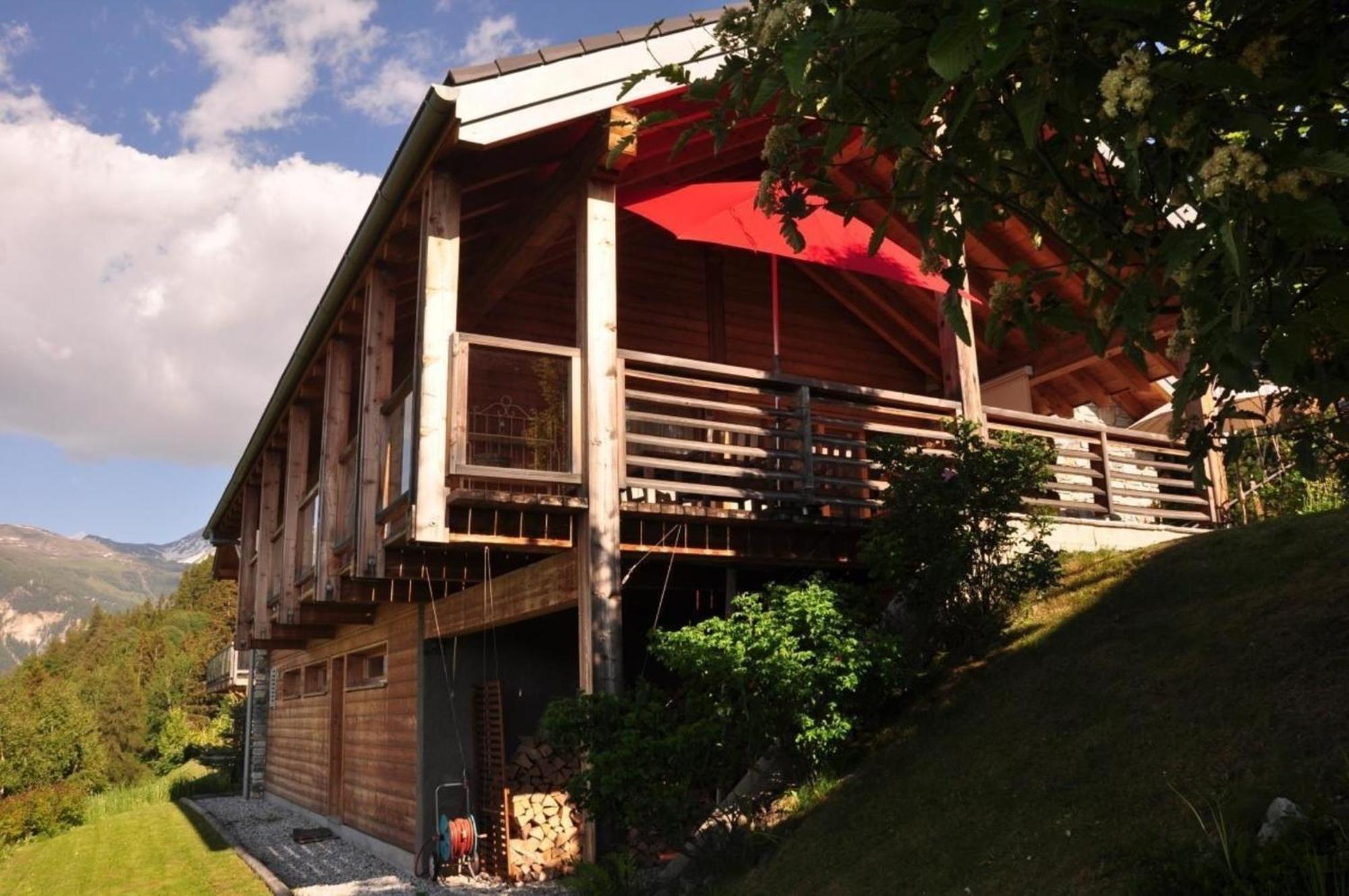 Modernes Chalet - Blue Merle Villa Vercorin Esterno foto